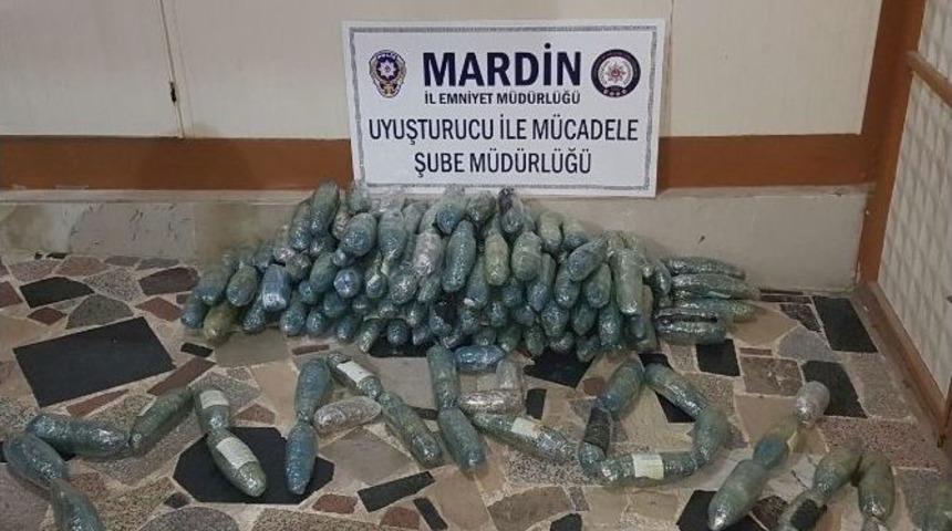 Mardin’de 89 Kilogram Esrar Ele Geçirildi