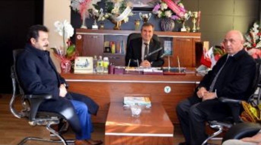 Ilıcalı&rsquo;dan, Dekan Elmalı&rsquo;ya Hayırlı Olsun Ziyareti