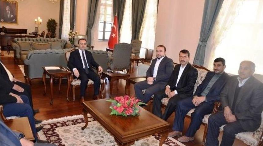 Sebze &Uuml;reticileri Birliğinden Valiliğe Ziyaret
