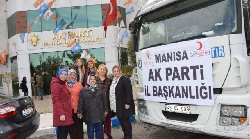 Ak Partili Kadınlardan Halep&rsquo;e Yardım Eli