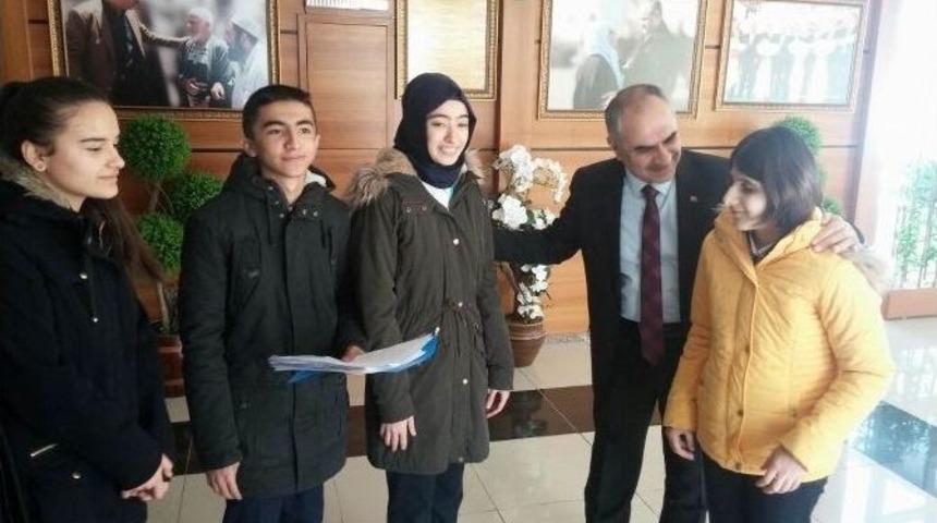 G&ouml;rme Engelli &Ouml;ğrenciden Cumhurbaşkanı Erdoğan&rsquo;a Mektup