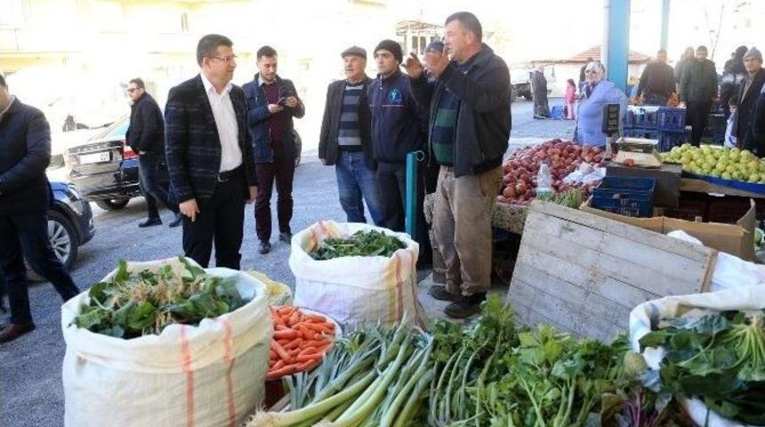 Başkan Subaşıoğlu, İlbade Pazaryeri&rsquo;ni Ziyaret Etti