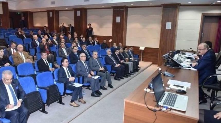 İl Koordinasyon Kurulu Toplantısı, Vali &Ccedil;akacak Başkanlığında Yapıldı