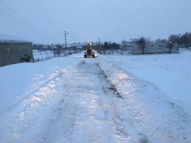 Trakya'da Kar, Yerini Buzlanmaya Bıraktı (4)