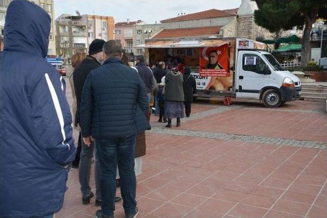 Aliağa’da, Şehit Polis Fethi Sekin İçin Lokma Döktürüldü