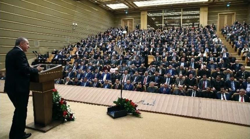 Aydınlı Muhtarlar Cumhurbaşkanı Erdoğan İle Buluştu