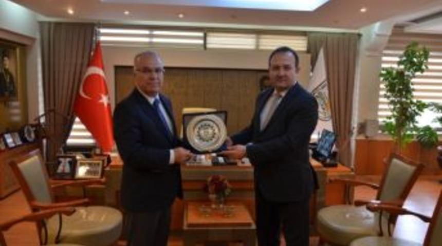 Kırklareli İl Emniyet M&uuml;d&uuml;r&uuml; Adalar&rsquo;dan Başkan Hacı&rsquo;ya Ziyaret