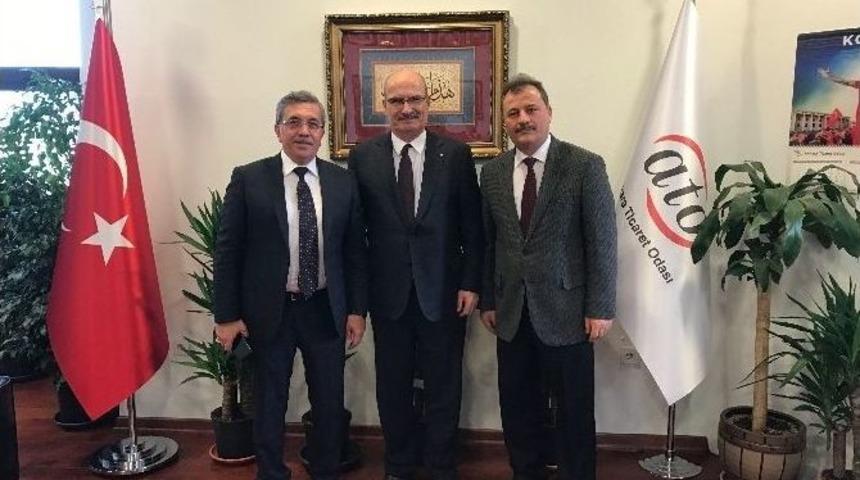 Pursaklar Belediye Başkanı &Ccedil;etin&rsquo;den Ato&rsquo;ya Ziyaret