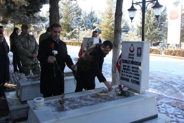 Mathap, Şehitliği Ziyaret Etti 1