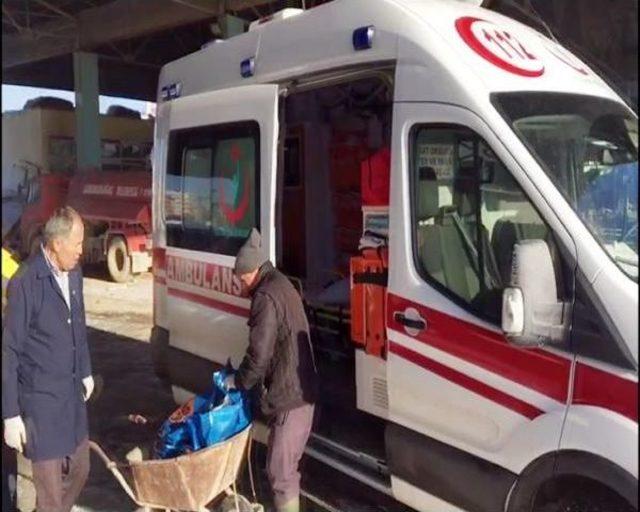  Başhekimin Bilgisiyle Tam Teşekküllü Ambulansla Kum Taşıdılar