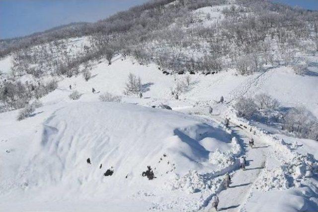 Bingöl'de Komandoların Ağır Kış Şartlarında 8 Gün Süren Operasyonu