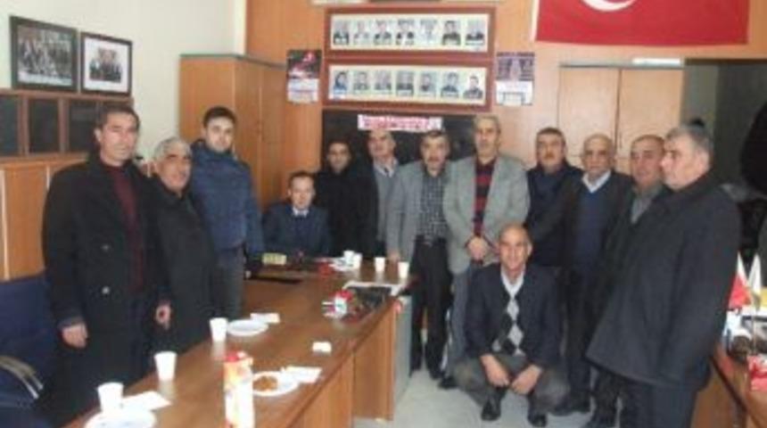 Yerk&ouml;y İl&ccedil;e Emniyet M&uuml;d&uuml;r&uuml; Yaşar Mumcu, Muhtarlar Derneğini Ziyaret Etti