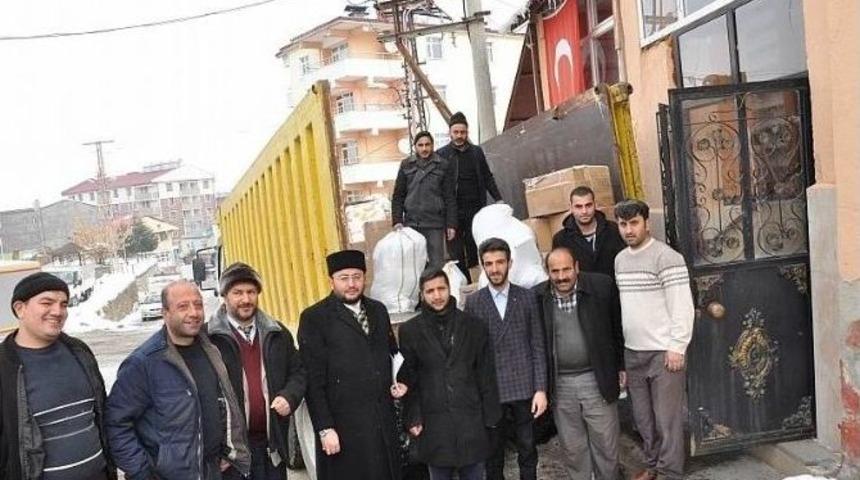 Mutki M&uuml;ft&uuml;l&uuml;ğ&uuml;nden Halep&rsquo;e Yardım