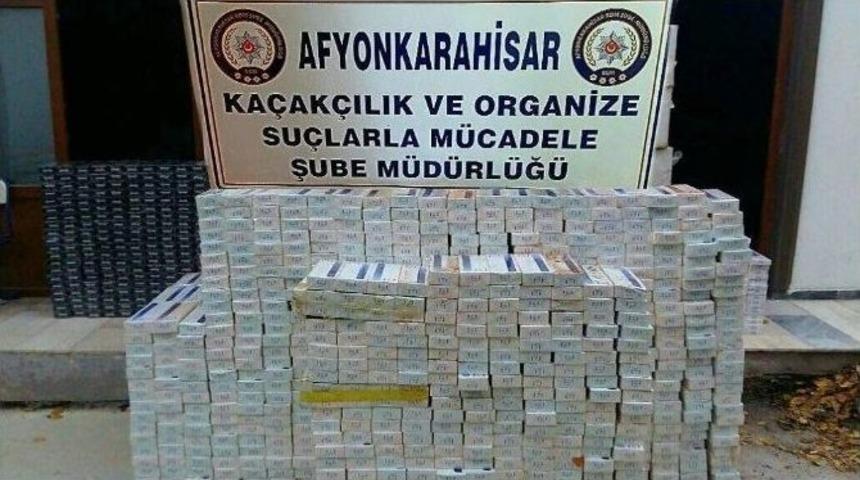 Ev Eşyaları Arasına Gizlenmiş 64 Bin 160 Paket Ka&ccedil;ak Sigara Ele Ge&ccedil;irildi