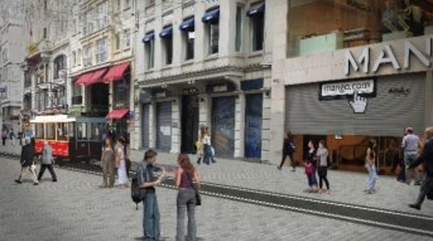İstiklal Caddesi&rsquo;nde Altyapı Ve D&uuml;zenleme &Ccedil;alışmaları Başladı