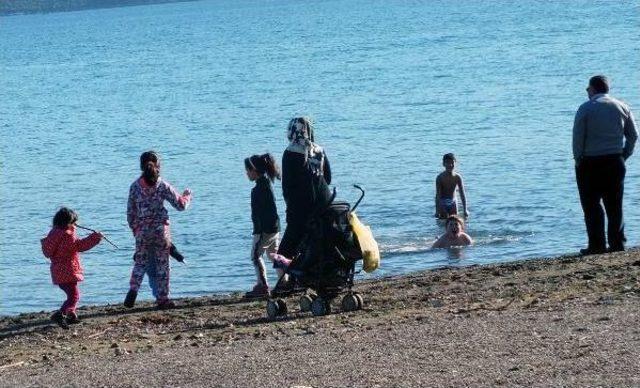 Ocak Ayında Bahar Havasının Yaşandığı Marmaris te Sahiller Doldu 2