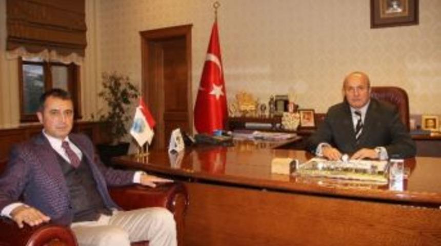 Kaymakam Yüksel’den Başkan Arslan’a İadeyi Ziyaret