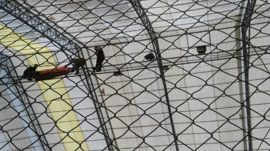 Elektrik Akımına Kapılan İş&ccedil;iyi, Afad Kurtardı