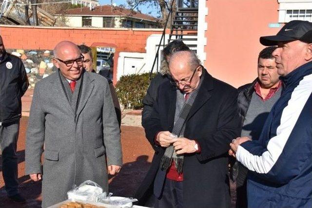 Başkan Eşkinat’tan Tekirdağsporlu Futbolculara Baklava Dopingi