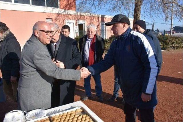 Başkan Eşkinat’tan Tekirdağsporlu Futbolculara Baklava Dopingi