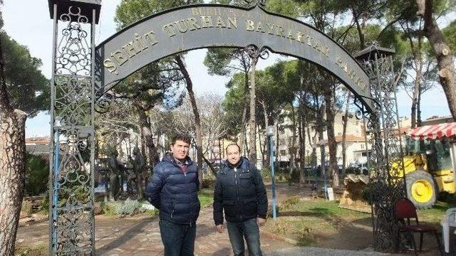 Burhaniye&rsquo;de Şehit Turhan Bayraktar Parkı Yenileniyor 1