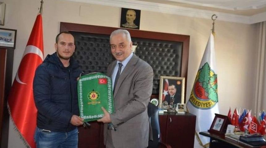 El-bab Gazisinden Tatlıoğlu&rsquo;na Ziyaret