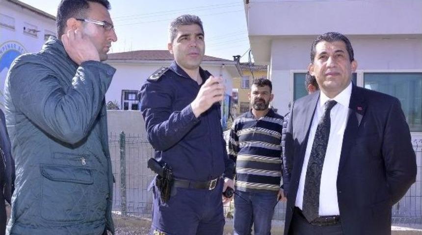 Başkan Atilla, Polis Kontrol Noktasını Ziyaret Etti