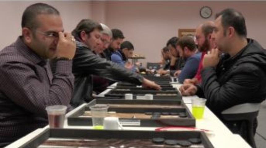 Sanko Park Avm&rsquo;den Gazetecilere Tavla Turnuvası