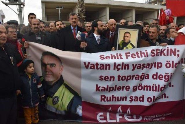 İzmir Adliye deki Hain Saldırıya Elazığlılardan Protesto 1