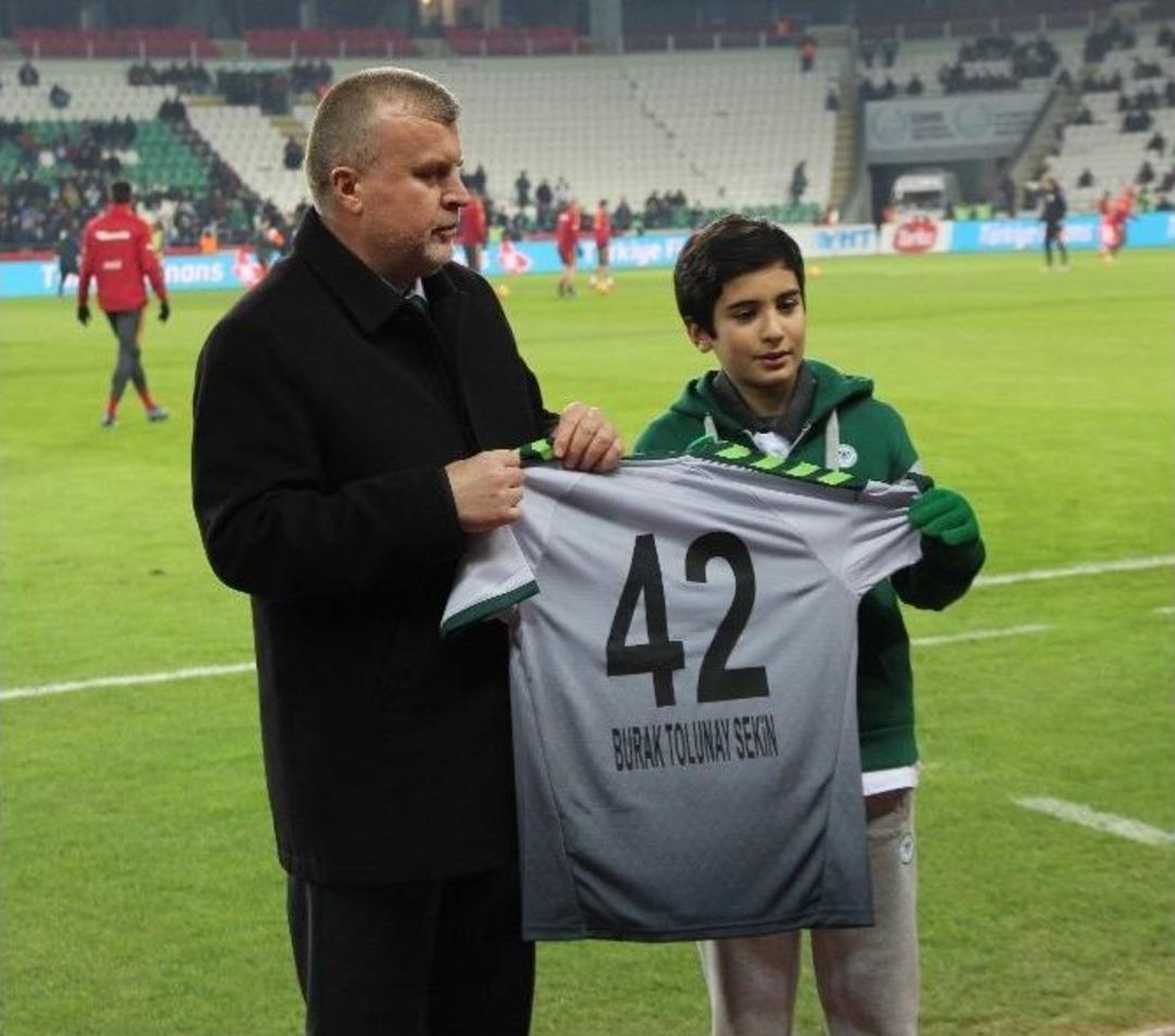 Şehit Fethi Sekin&rsquo;in Oğlu Konyaspor - Galatasaray Ma&ccedil;ında
