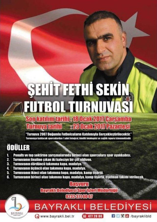 Kahraman Şehit Polis Fethi Sekin Için Futbol Turnuvası