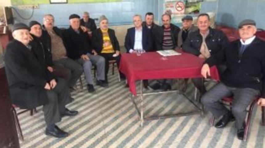 Kahvehanede Vatandaşların Sorun Ve Taleplerini Dinledi