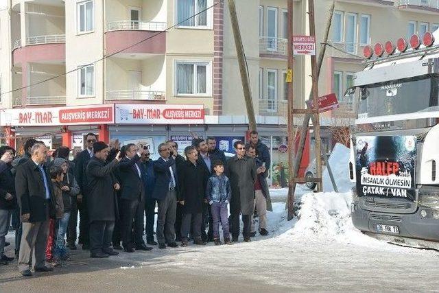 Çatak’tan Halep Halkına Yardım 1