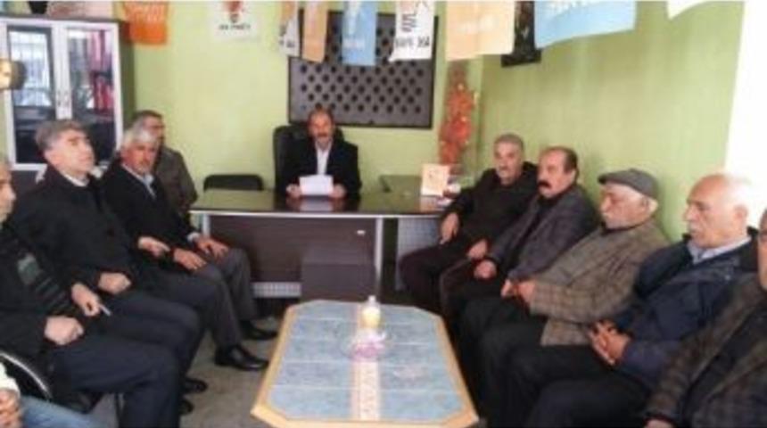 Ak Parti Tut İl&ccedil;e Başkanlığından Tbmm Başkan Vekili Aydın&rsquo;a Destek