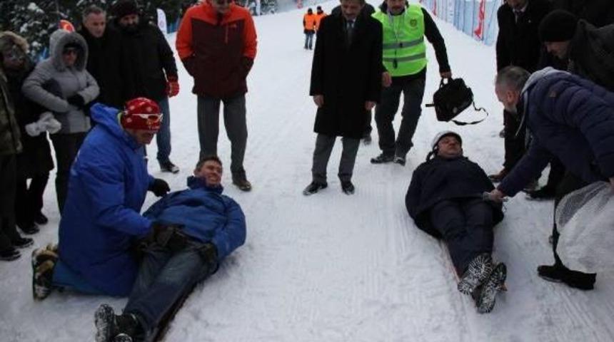 Metin Feyzioğlu, Ilgaz'da Kızakla Kaydı