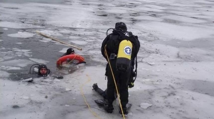 Porsuk'ta Facia; 2 &Ccedil;ocuk Buz Kırılınca Suya G&ouml;m&uuml;l&uuml;p Boğuldu