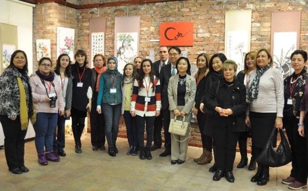 Eskişehir&rsquo;de &ldquo;omuz Omuza Kore-t&uuml;rk Dostluk Kaligrafi&rdquo; Sergisi A&ccedil;ıldı