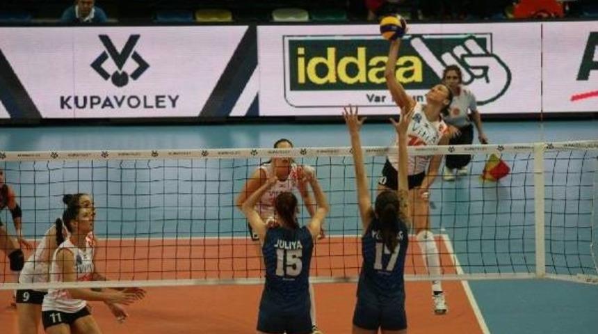 Kupa Voley'de Eczacıbaşı Vitra Yarı Finale &Ccedil;ıktı