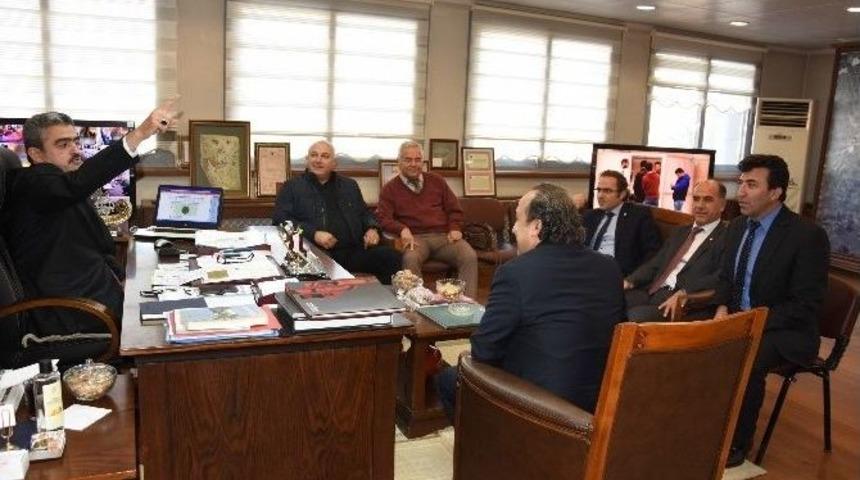 B&ouml;lgesel Hakem Kurulu &Uuml;yeleri Başkan Alıcık&rsquo;ı Ziyaret Etti
