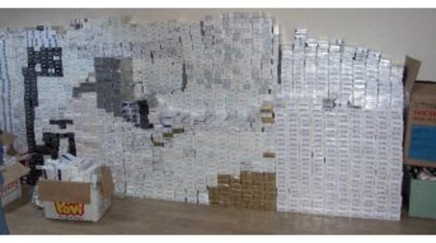 Bursa&rsquo;da 26 Bin Paket Ka&ccedil;ak Sigara Ele Ge&ccedil;irildi