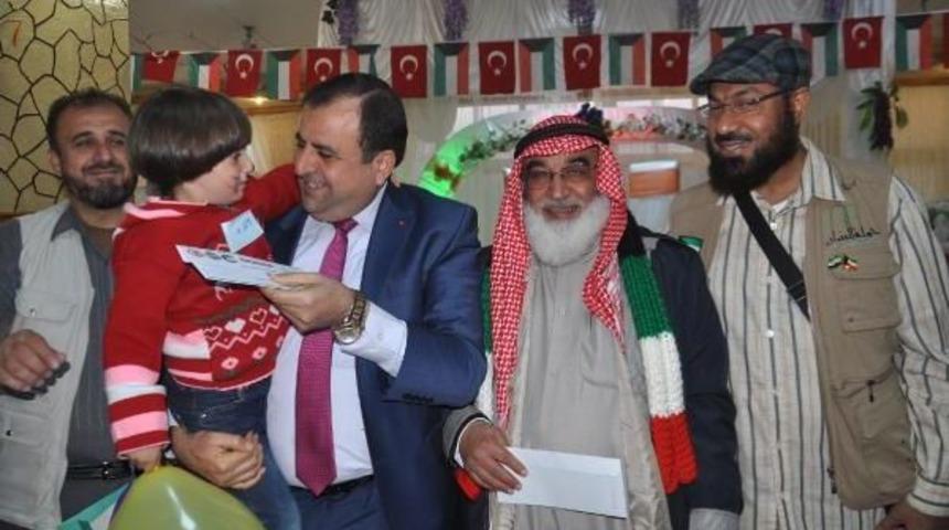 Kuveyt Derneği&rsquo;Nden Suriyeli Yetimlere 200&rsquo;Er Lira Har&ccedil;lık