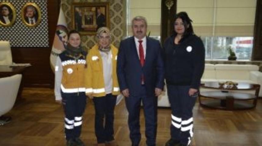 112 Sağlık &Ccedil;alışanları Başkan Baran&rsquo;ı Ziyaret Etti