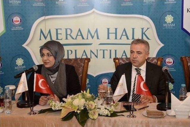 Meram Halk Toplantıları Başladı