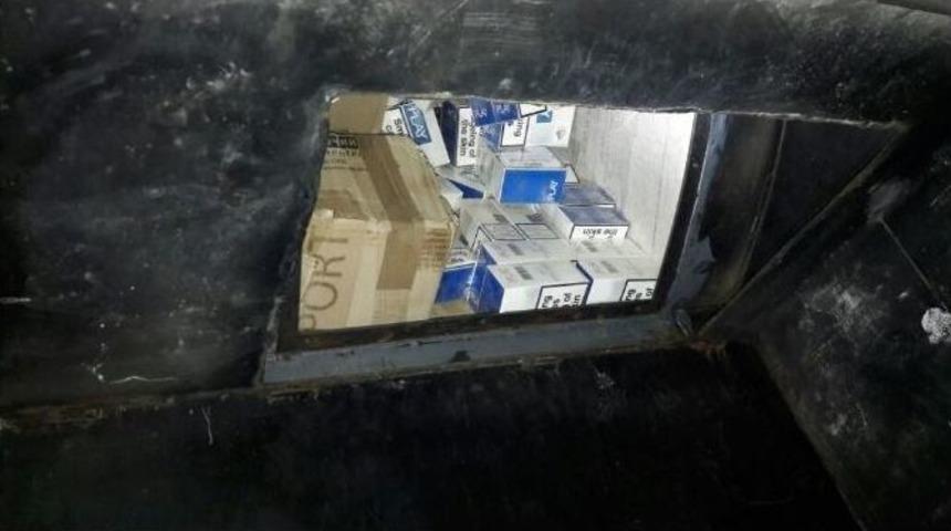 Tankerin Zulasında 33 Bin 750 Paket Ka&ccedil;ak Sigara Ele Ge&ccedil;irildi