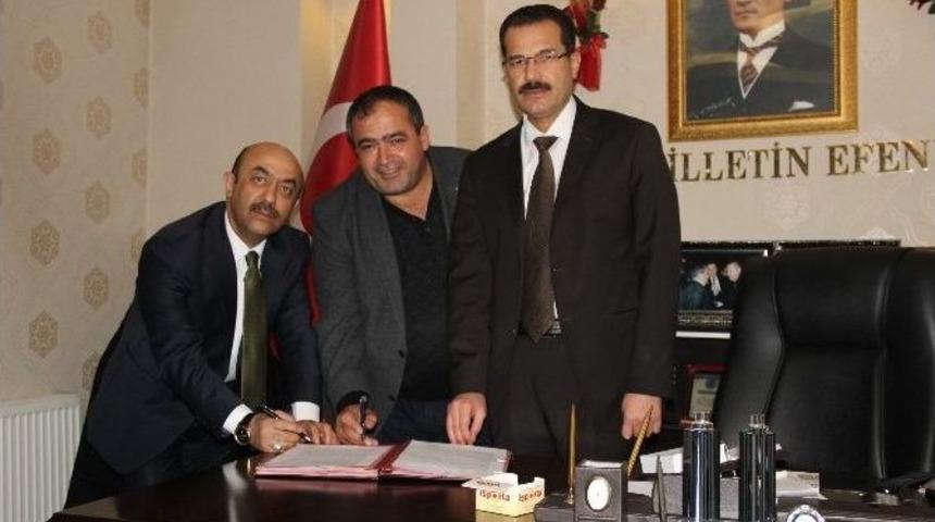 Aksaray&rsquo;da &Ccedil;ift&ccedil;ilere Eğitim Kursu Protokol&uuml; İmzalandı