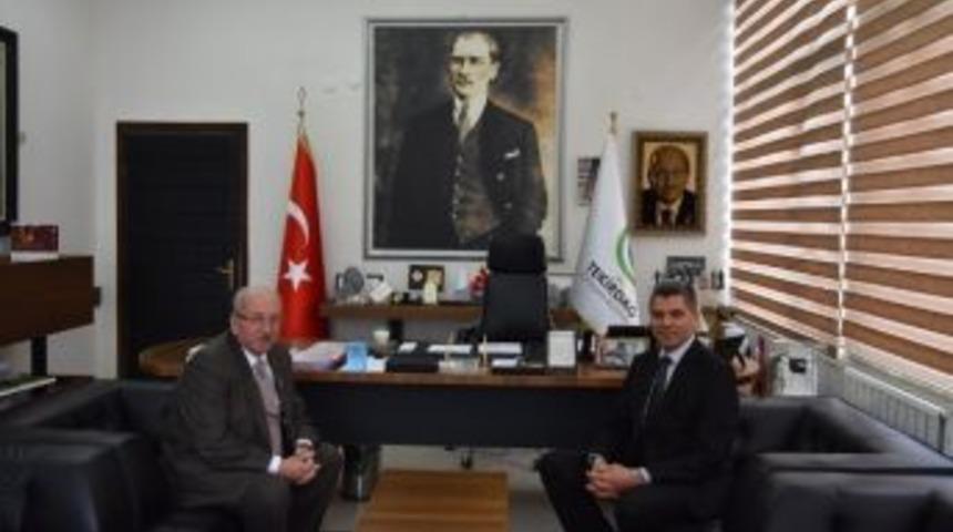 S&uuml;leymanpaşa Kaymakamı Arslan Yurt&rsquo;tan Başkan Albayrak&rsquo;a Ziyaret