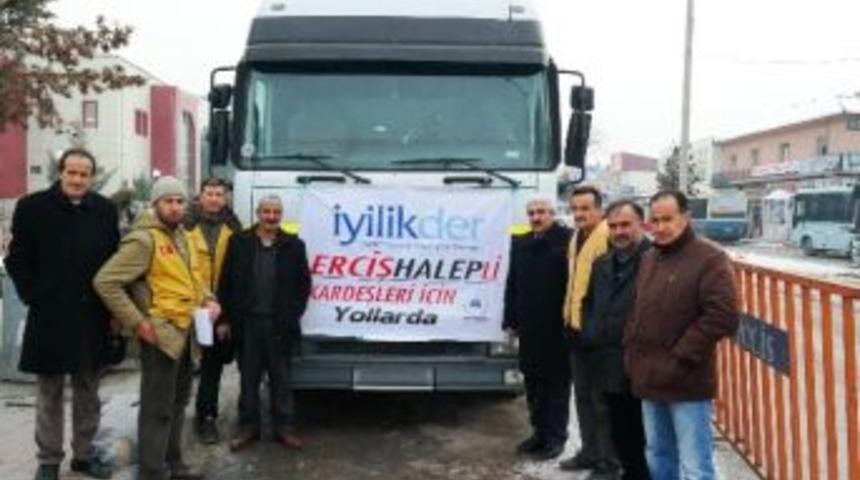 Erciş&rsquo;ten Suriye&rsquo;ye Yardımlar Devam Ediyor
