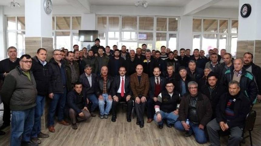 Başkan Cahan, Yolların Kaptanları İle Buluştu