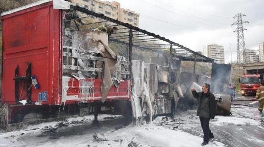 &Ccedil;evre Yolunda Korkutan Yangın