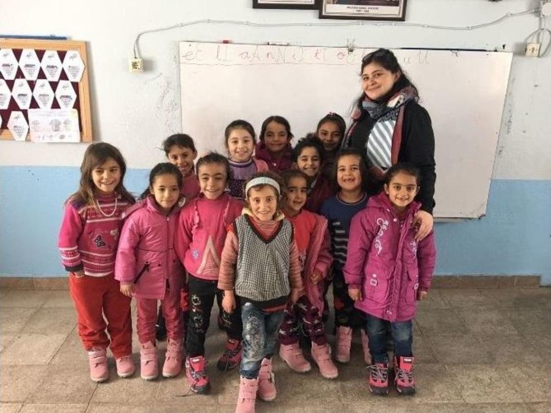 Esnaftan &Ouml;ğrencileri Isıtan Yardım